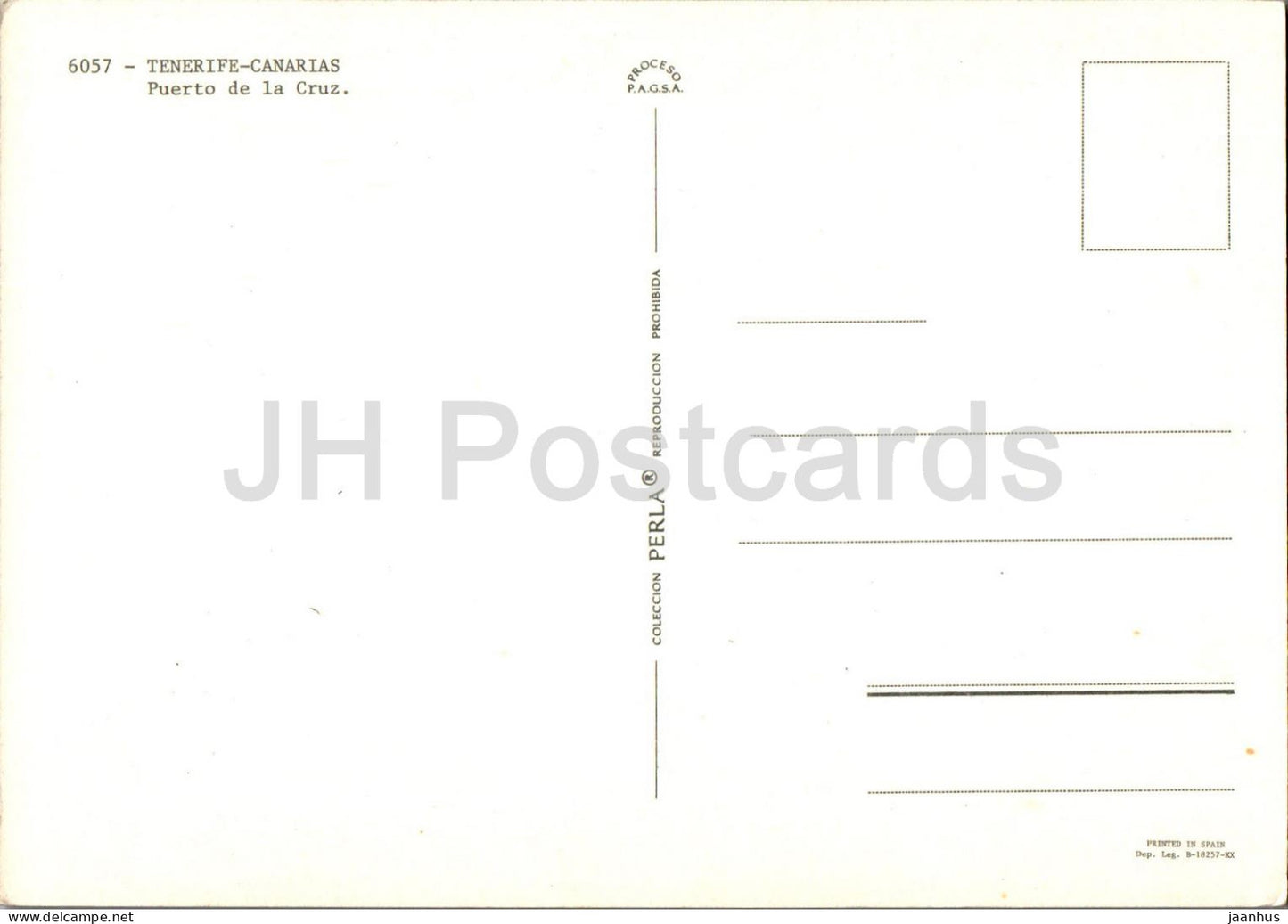 Tenerife - Puerto de la Cruz - multiview - 6057 - Espagne - inutilisé 