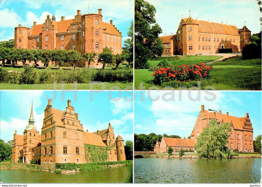 Djurslands Herregarde - Djursland Manors Gl Estrup - Rugard - Rosenholm - Katholm - castle - 512 - 1980 - Denmark - used - JH Postcards