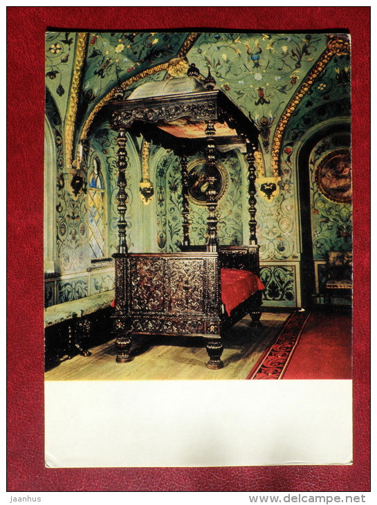 Bedchamber - Terem Teremnoy Palace - Kremlin - Moscow - 1966 - Russia USSR - unused - JH Postcards