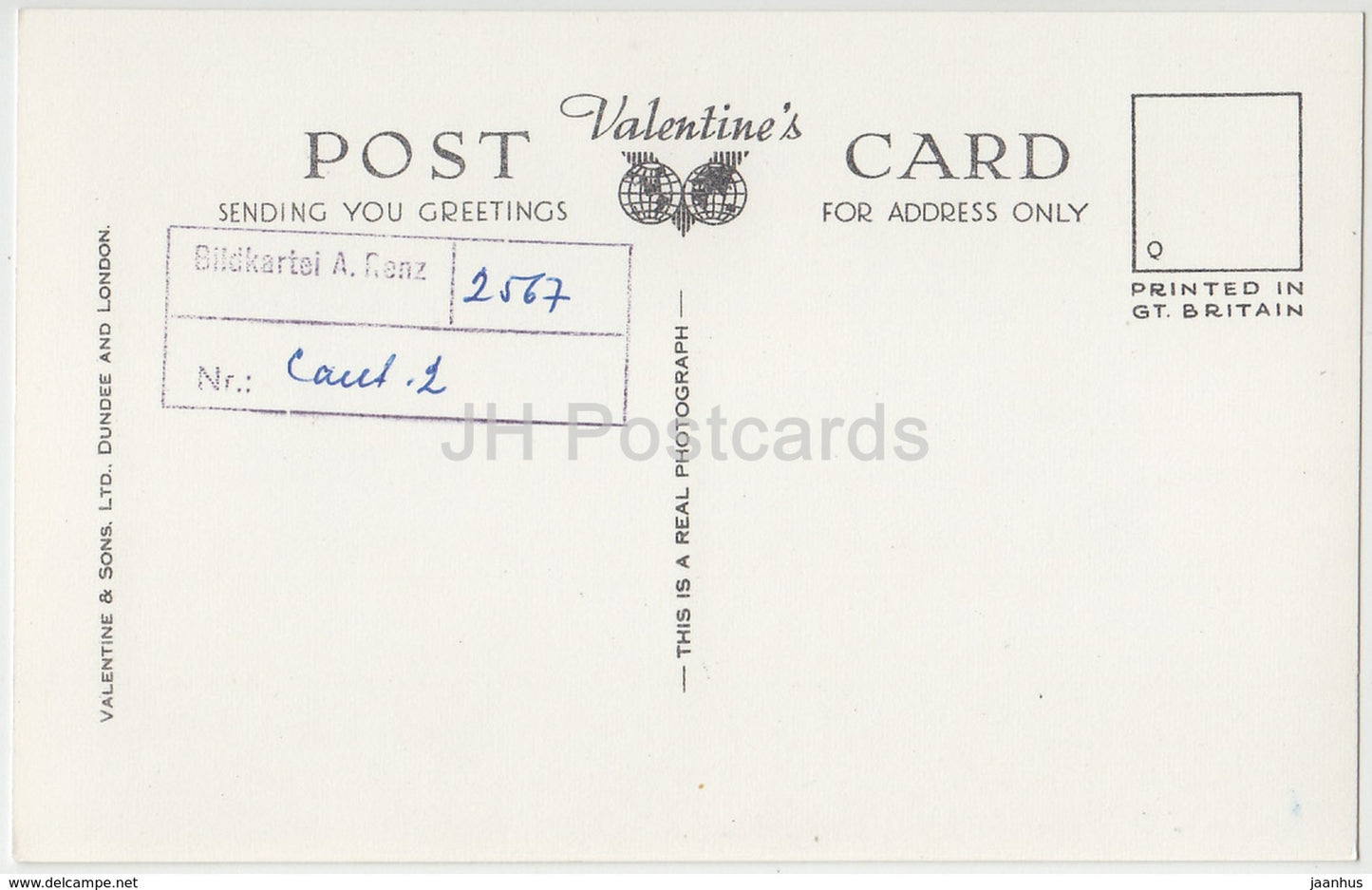 Canterbury Cathedral from S.W. - 4089 - 1952 - United Kingdom - England - used