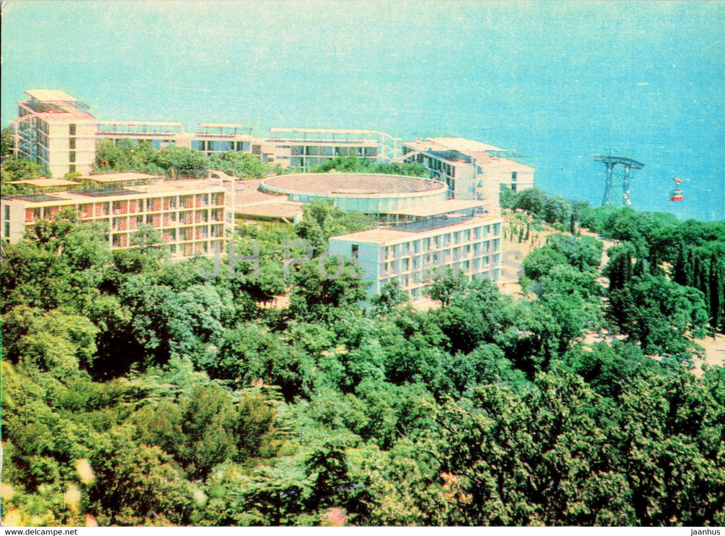 Yalta - sanatorium Donbass - Crimea - 1971 - Ukraine USSR - unused - JH Postcards