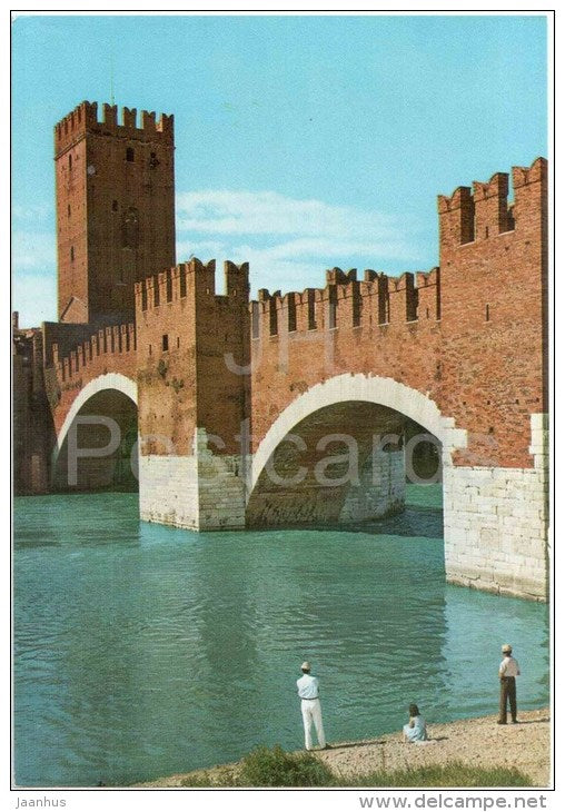 Castelvecchio - Scaligero Castle - Verona - Veneto - VR 70 - Italia - Italy - unused - JH Postcards