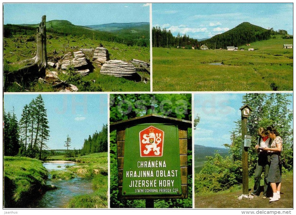 Landscape park - Jizerske Hory - Czechoslovakia - Czech - unused - JH Postcards