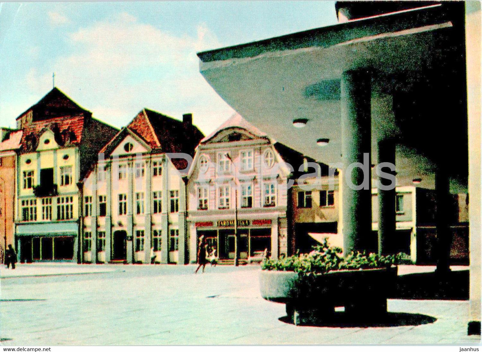 Slupsk - Barokowe kamieniczki mieszczanskie przy placu Armii Czerwonej - houses at Red Army Square - Poland - unused - JH Postcards