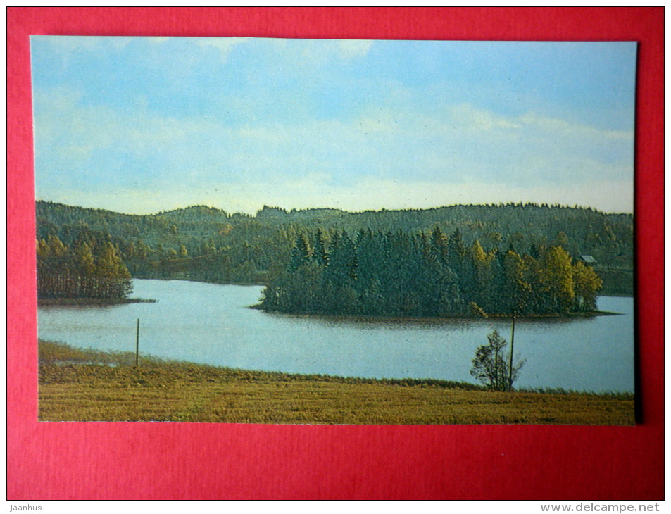 The lake Vaislu - Latvian Views - 1987 - Latvia USSR - unused - JH Postcards