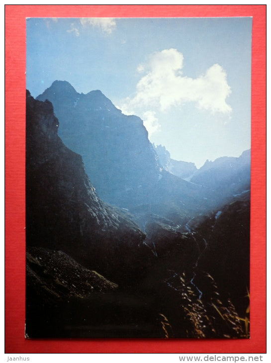 Velka Zmrzla valley - The High Tatras - Slovakia - Czechoslovakia - unused - JH Postcards