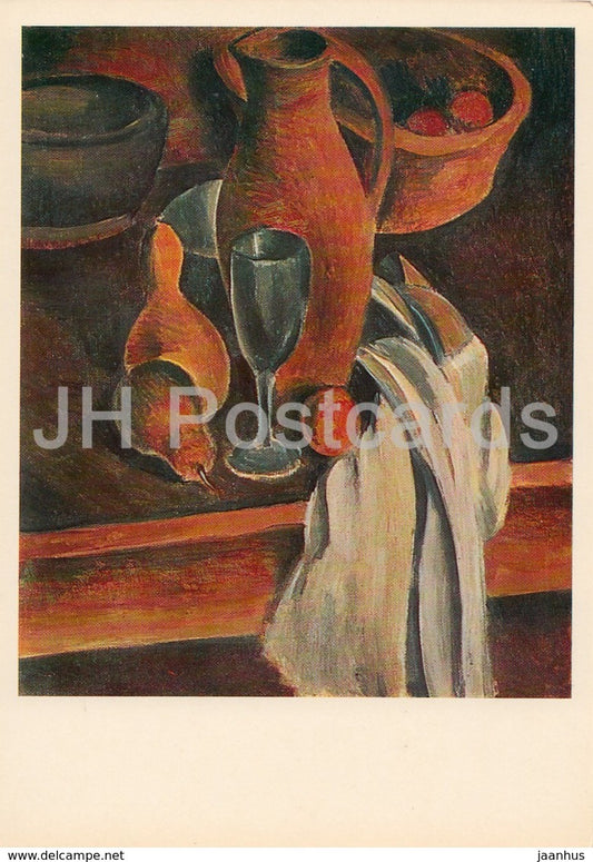 painting by Andre Derain - Still Life - Earthenware Jug - French art - 1981 - Russia USSR - unused