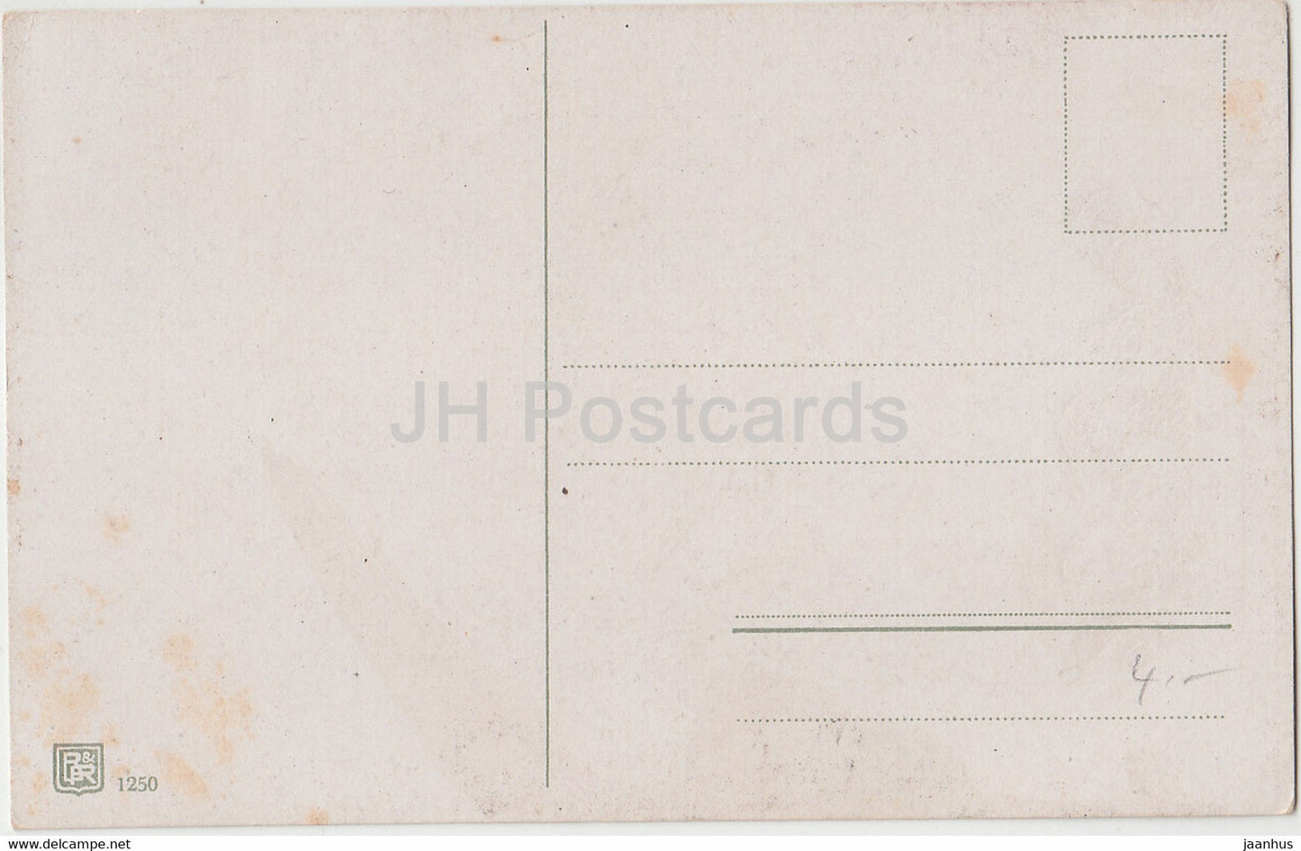 Carte de vœux - Die besten Wunsche zum Namenstage - fleurs - roses - BR 1250 - carte postale ancienne - Allemagne - inutilisée