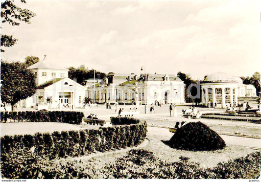 Frantiskovy Lazne - Namesti Miru - Peace square - 1961 - Czech Republic - Czechoslovakia - used - JH Postcards