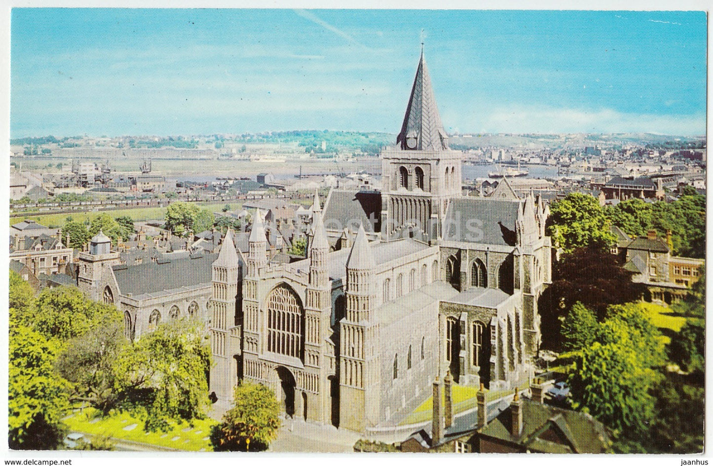 Rochester - The Cathedral - PT4123 - 1970 - United Kingdom - England - used - JH Postcards