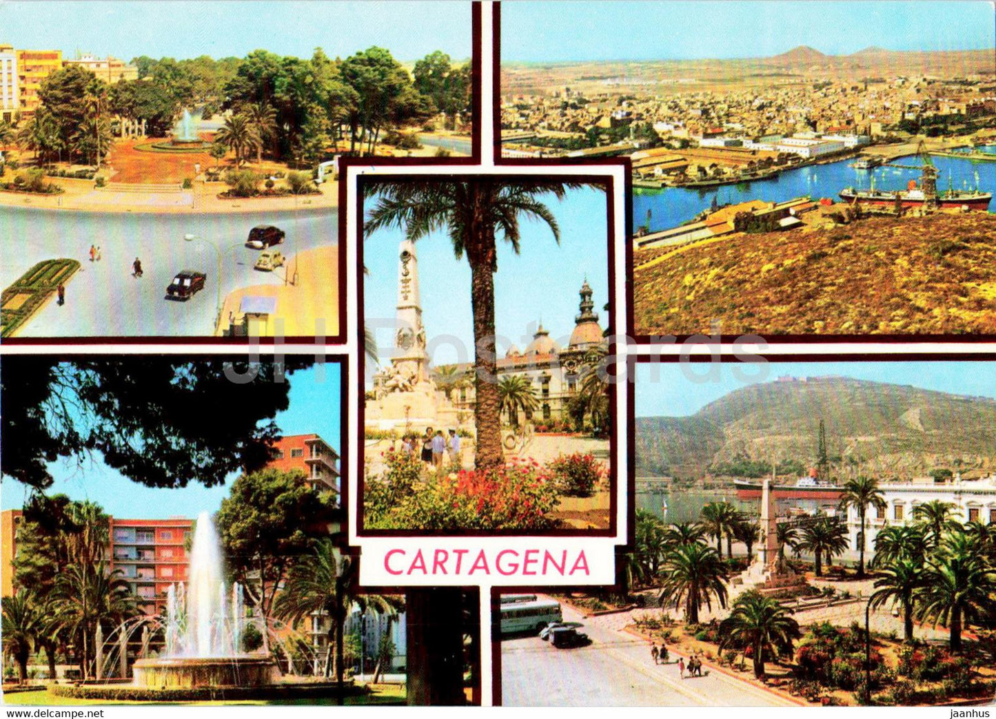 Cartagena - multiview - 2018 - Spain - unused - JH Postcards