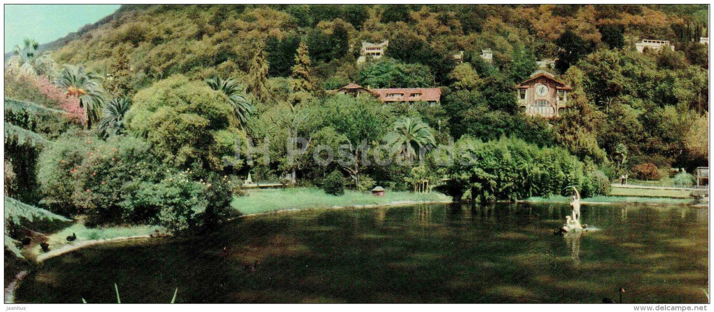 The Park - Gagra - Abkhazia - Caucasus - 1966 - Georgia USSR - unused - JH Postcards