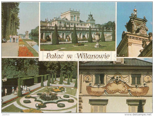 Palace in Wilanów - Warszawa - Poland - unused - JH Postcards