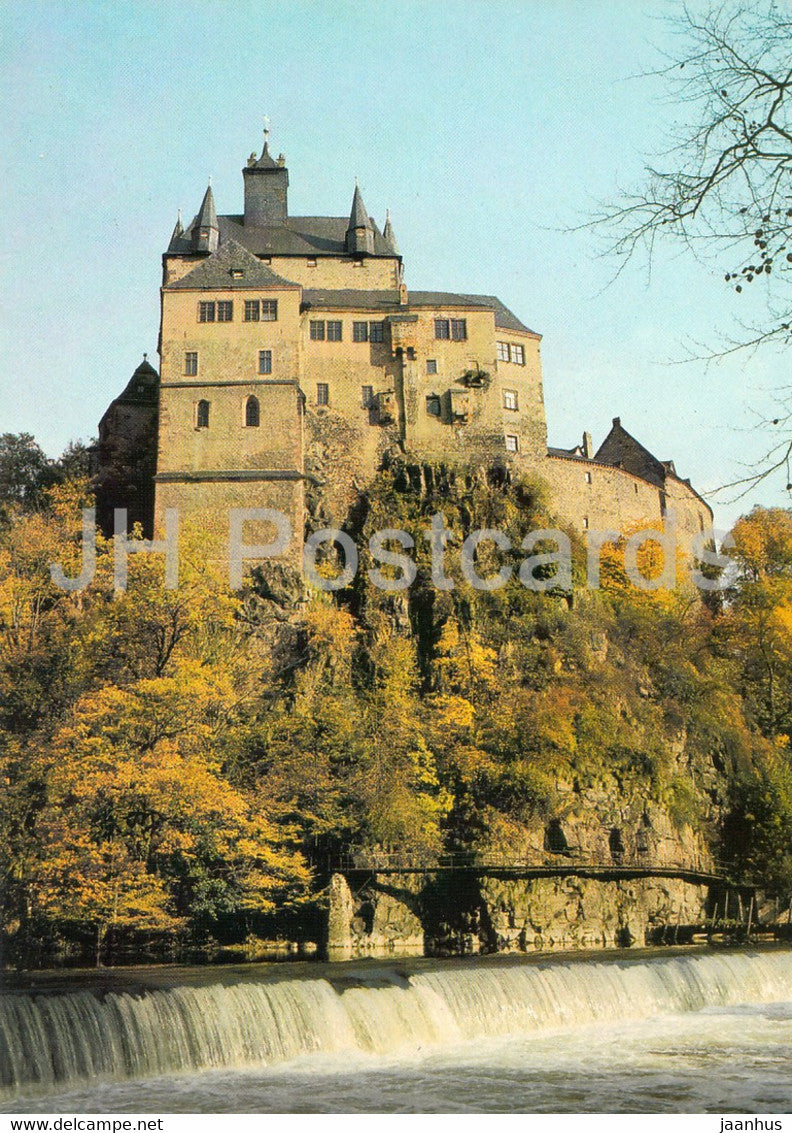 Burg Kriebstein - Kr. Heinichen - Burgen und Schlosser der Sachsischen Raum - Castles of Saxony - DDR Germany - unused - JH Postcards