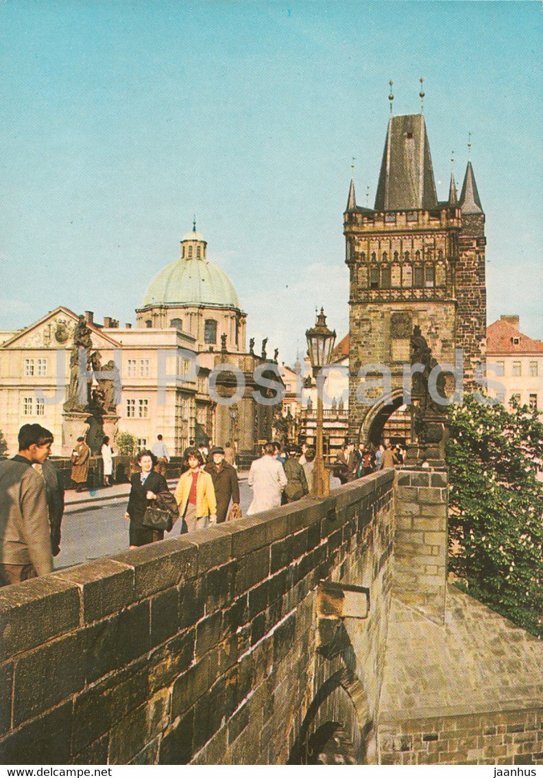 Praha - Prague - Charles Bridge - Czechoslovakia - Czech Republic - unused - JH Postcards