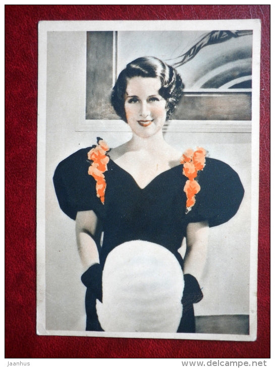 Norma Shearer - No 10 - actress - movie - cinema - unused - JH Postcards