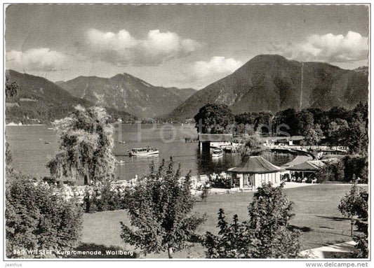 Bad Wiessee - Kurpromenade , Wallberg - Germany - 1965 gelaufen - JH Postcards