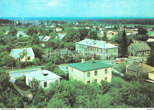 Madona - Town View - 1977 - Latvia USSR - unused - JH Postcards