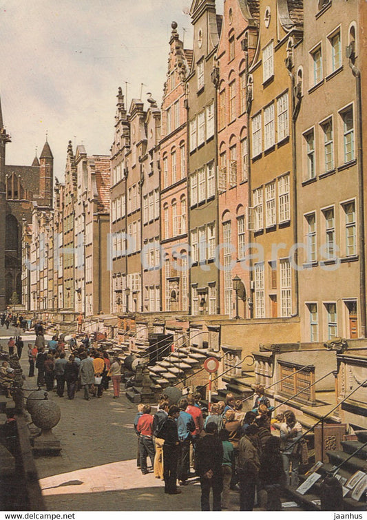 Gdansk - Danzig - Mariacka street - 1980 - Poland - used - JH Postcards