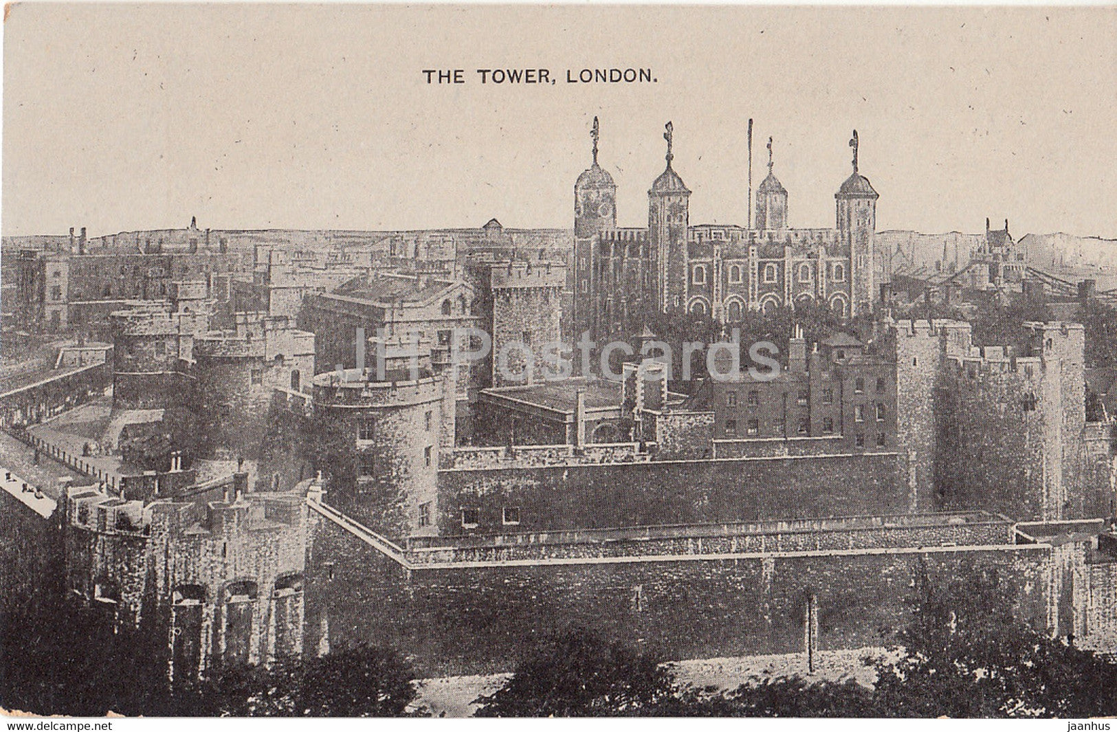 London - Tower of London - The Auto Photo Series - old postcard - England - United Kingdom - unused - JH Postcards