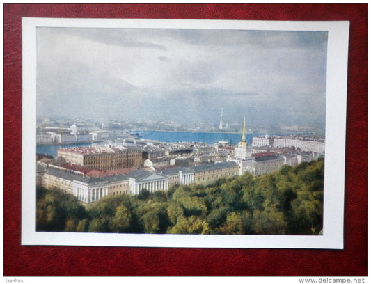 View of the Admiralty - St. Petersburg - Leningrad  - 1960 - Russia USSR - unused - JH Postcards