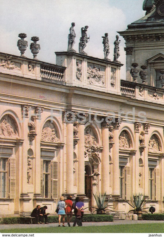 Museum of King Jan III's Palace at Wilanow - Northern Wing of Palace - Wilanowie - Warszawa - 1977 - Poland - unused - JH Postcards