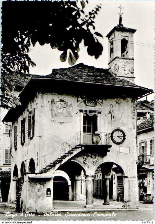 Lago d'Orta - Palazzo Seicentesco Comunale - Seventeenth-century Town Hall - Italy - unused - JH Postcards