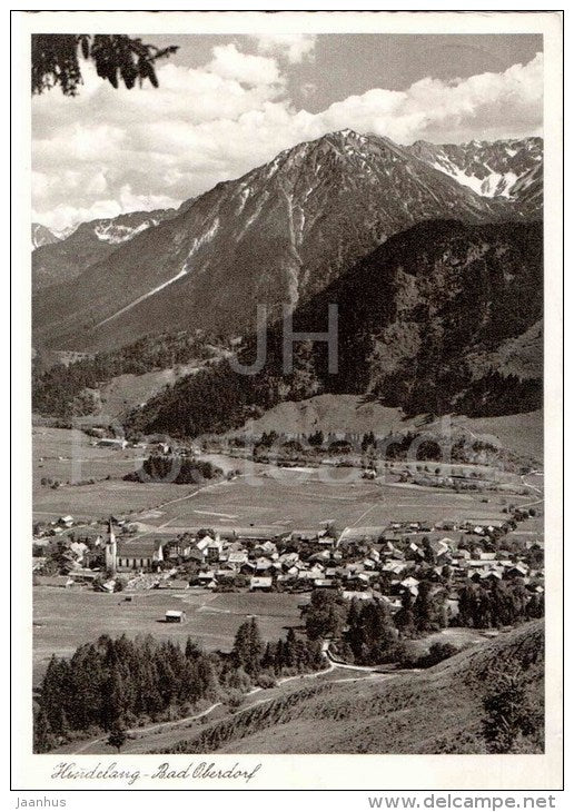 Bad Oberdorf - Kurorte Hindelang - Breitenberg - Germany - 1967 gelaufen - JH Postcards