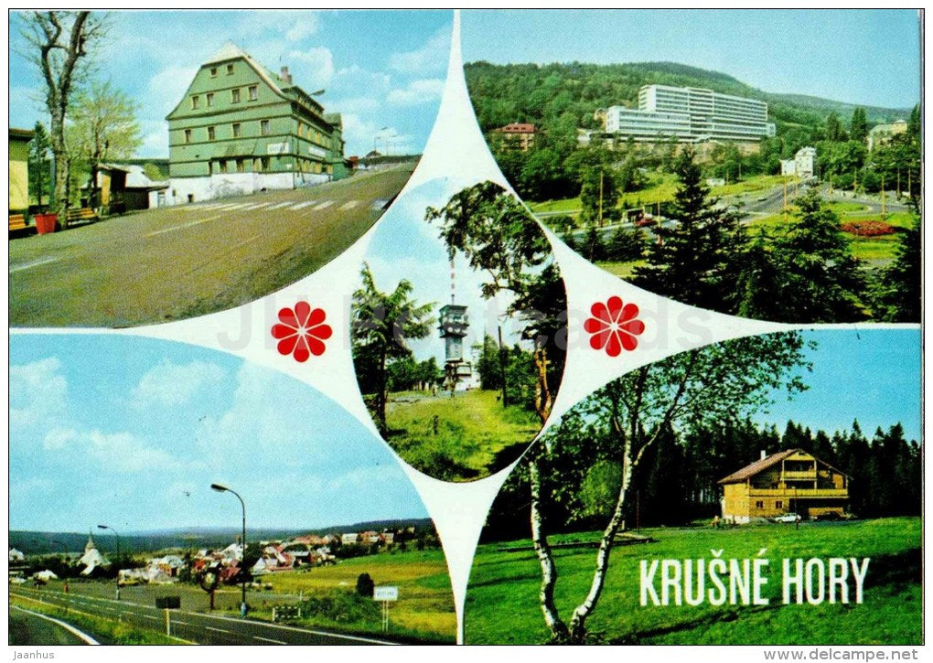 Bozi Dar - Jachymov - Klinovec mountain 1244 - Swiss cottage - Krusne Hory - Czech - Czechoslovakia - unused - JH Postcards