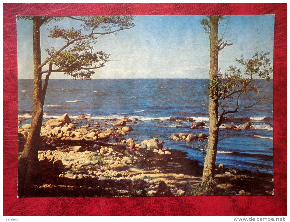 Vidzeme seashore near Vitrupe - 1977 - Latvia - USSR - unused - JH Postcards