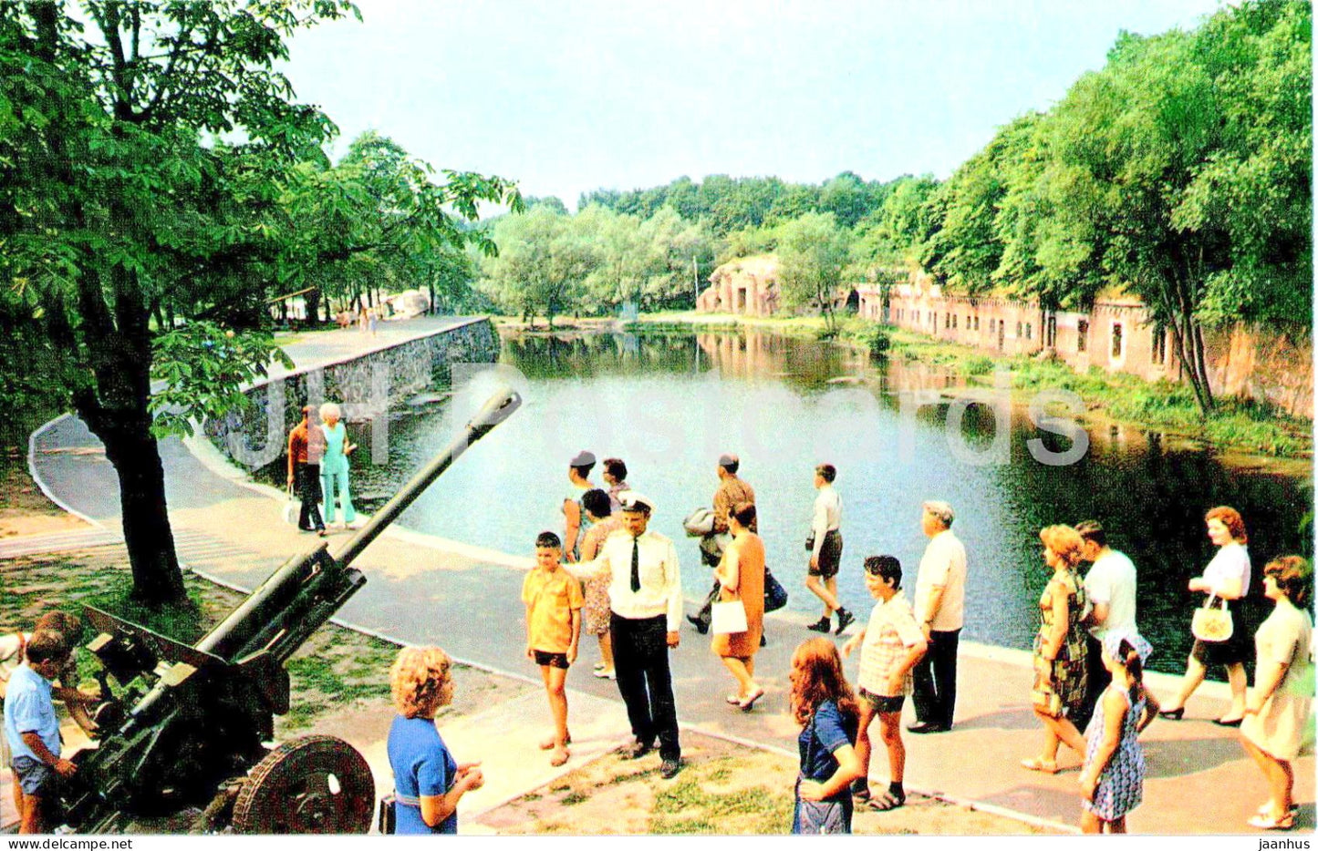 Kaliningrad - Konigsberg - Memorial complex - Fort No 5 - cannon - military - 1975 - Russia USSR - unused - JH Postcards