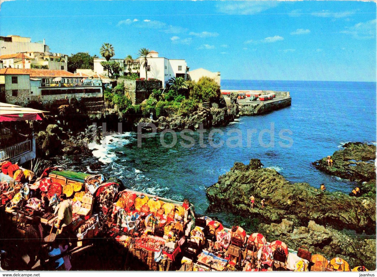 Puerto de la Cruz - Calle San Telmo - Puestos ambulantes - Street vendors - Tenerife - 5016 - Spain - unused - JH Postcards