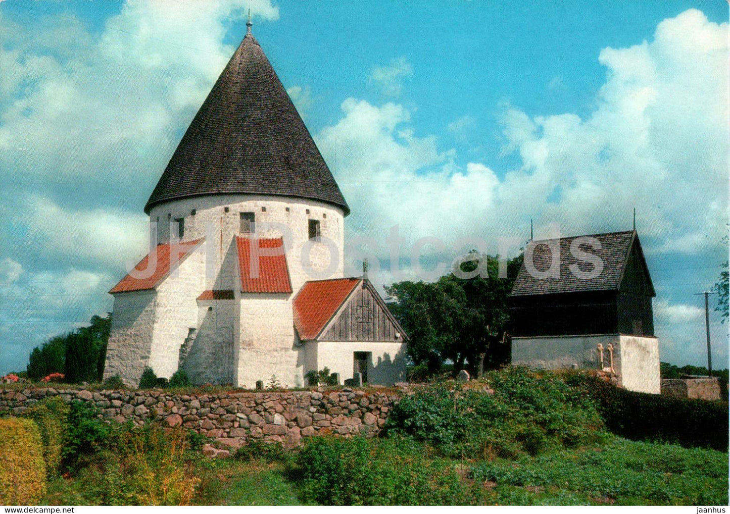 Bornholm - Sct Ols Rundkirke - Round church - 9039 - Denmark - unused - JH Postcards