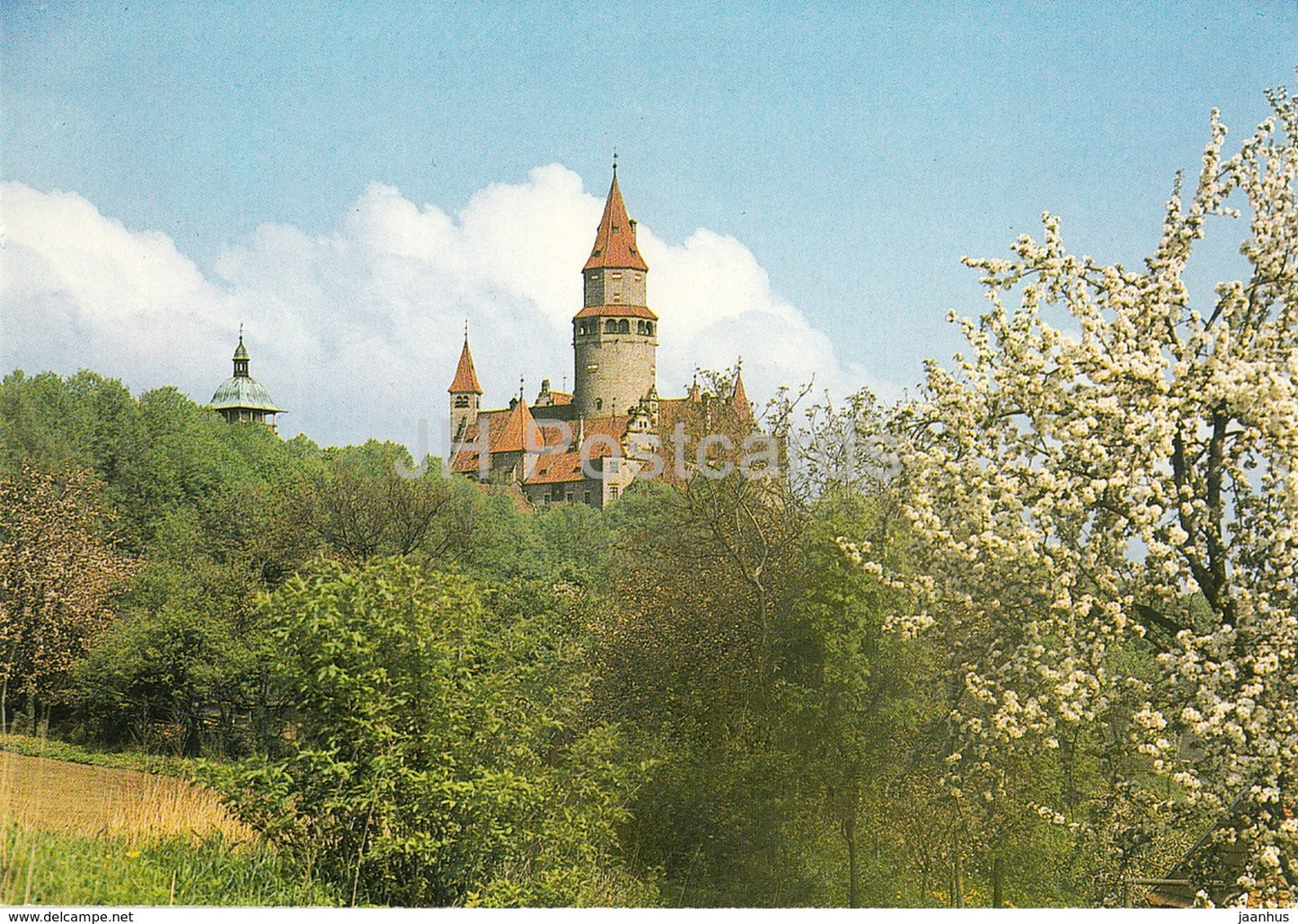 Bouzov - Castle General view - Czechoslovakia - Czech Republic - unused - JH Postcards