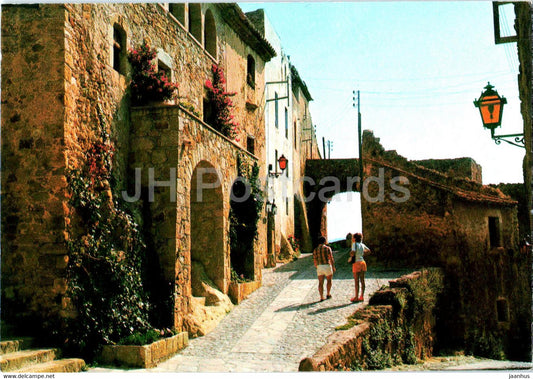 Costa Brava - Pals - Una Calle del Recinto Gotico - street - 2250 - Spain - unused - JH Postcards