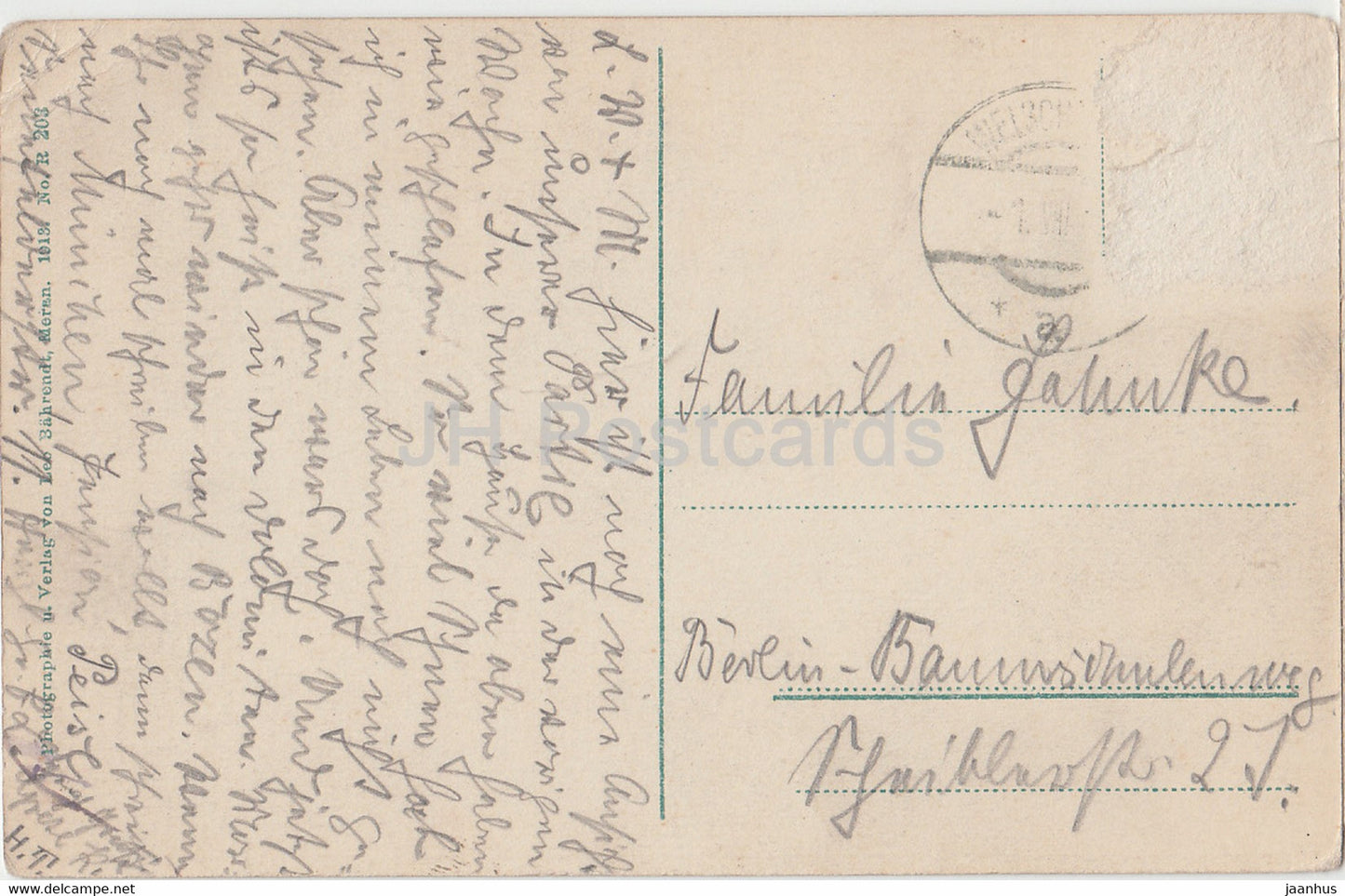 Kaiserin Elisabeth Schutzhaus auf dem Becher - alte Postkarte - Österreich - gebraucht