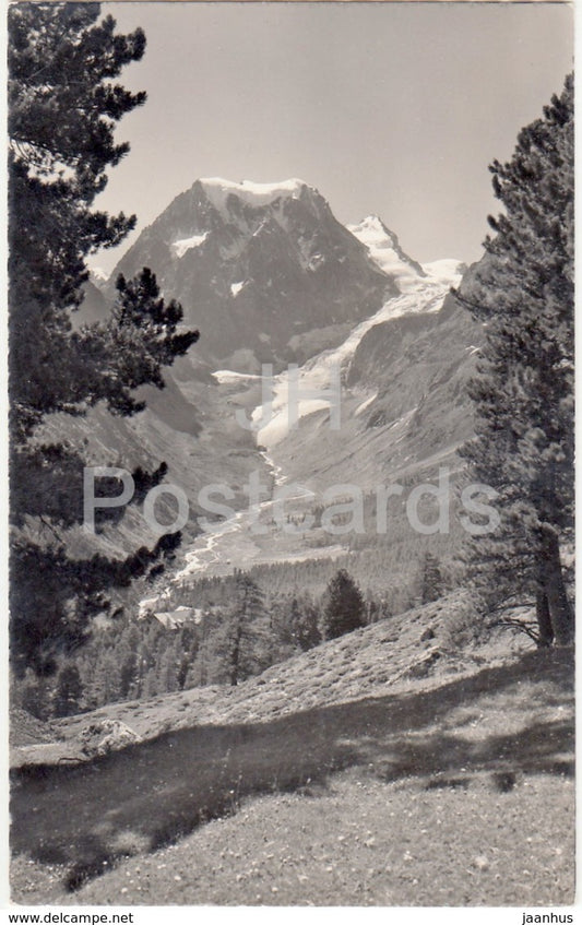 Arolla 2000 m - Le Mont Collon - 3113 - Switzerland - 1960 - used - JH Postcards