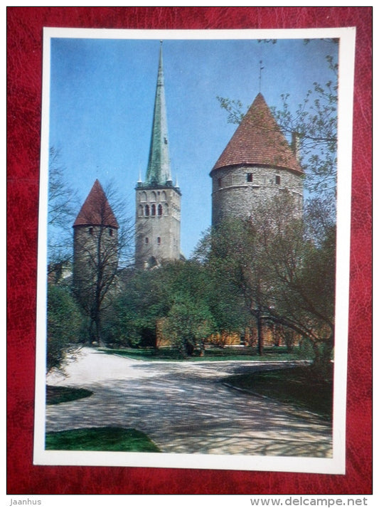 St Olaf´s church - Tallinn - 1980 - Estonia - USSR - unused - JH Postcards