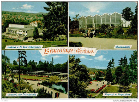 Braunlage , Oberharz - Kurhaus - Schwimmhalle - Germany - 1968 gelaufen - JH Postcards