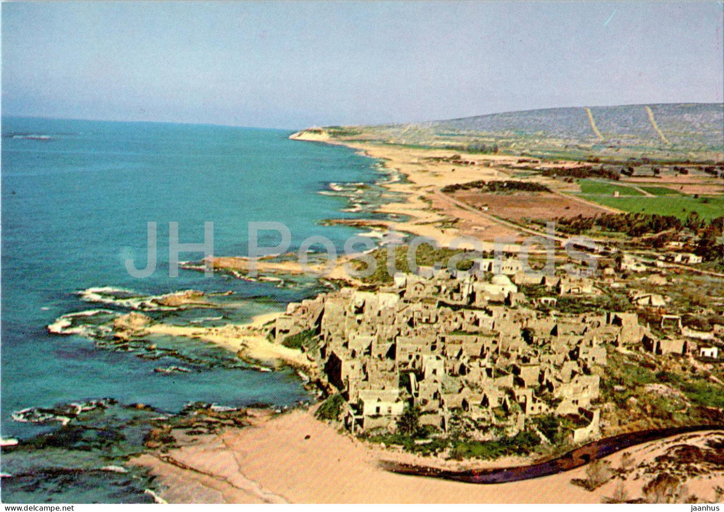 Achsib - View towards Rosh Hanikra - 6584 - Israel - unused - JH Postcards