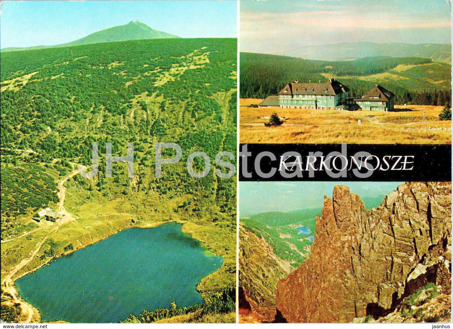 Karkonosze - Maly Staw - PTTK na Hali Szrenickiej - Sniezne Kotly - multiview - Poland - unused - JH Postcards