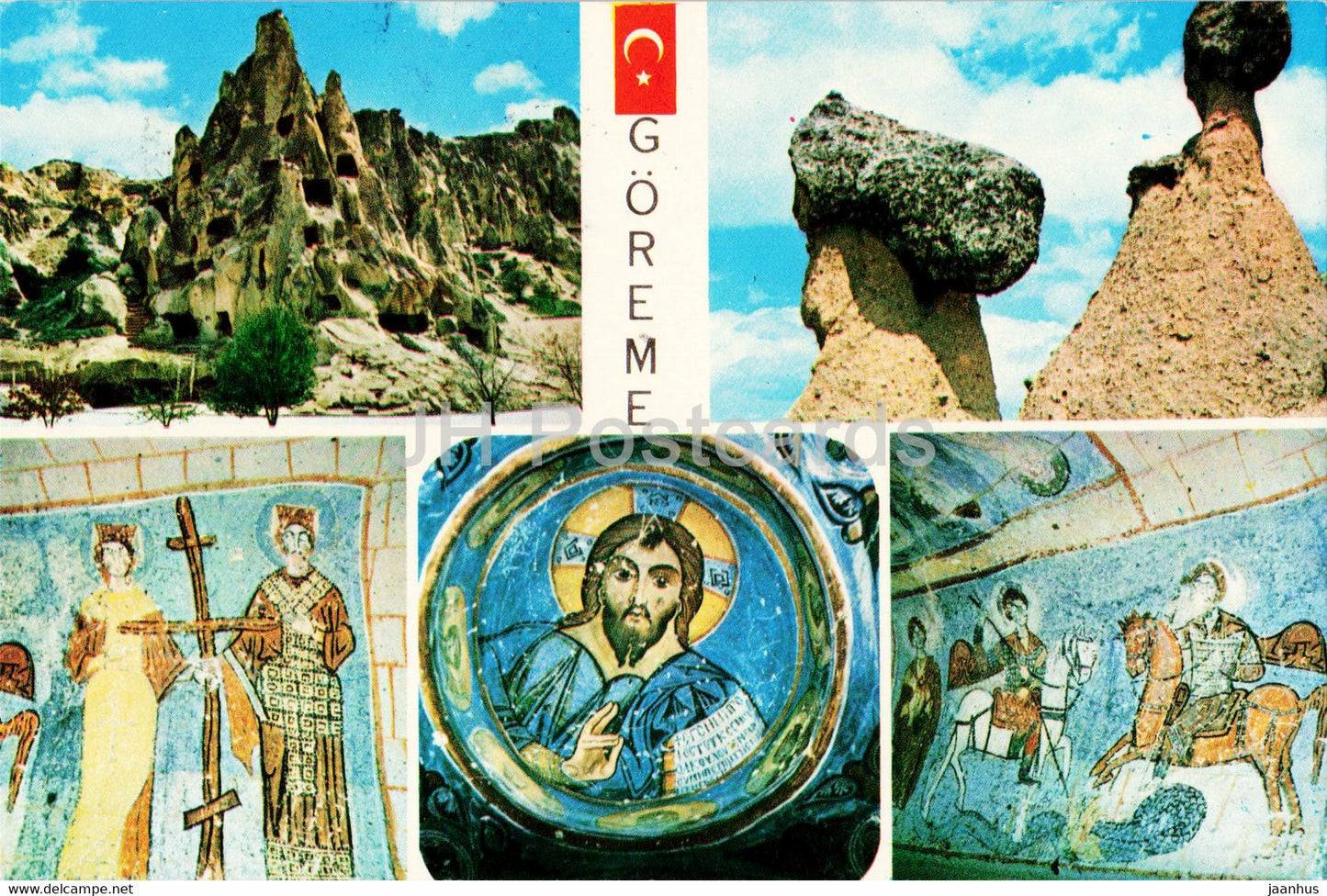 Goreme - The Virgin's Monastery - Open Air Museum of Goreme - Hitit - 1987 - Turkey - used - JH Postcards