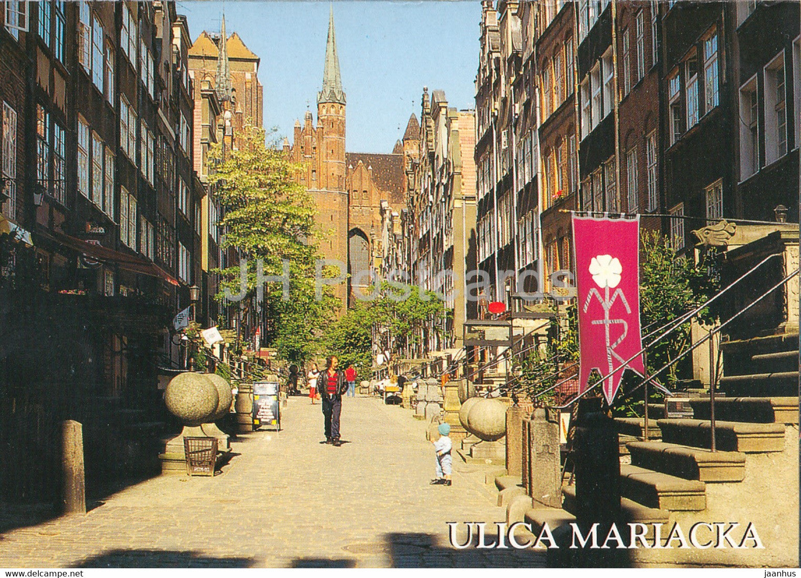 Gdansk - Danzig - Mariacka street - Poland - unused - JH Postcards