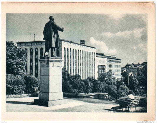 monument to Viktor Kingissepp - Tallinn - 1965 - Estonia USSR - unused - JH Postcards